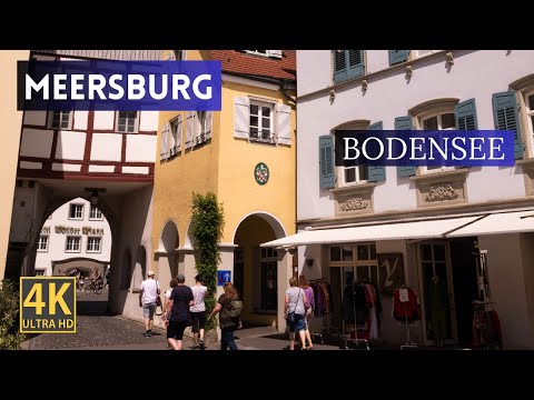 MEERSBURG / BODENSEE / 4K / Une des villes les plus charmantes d'Allemagne