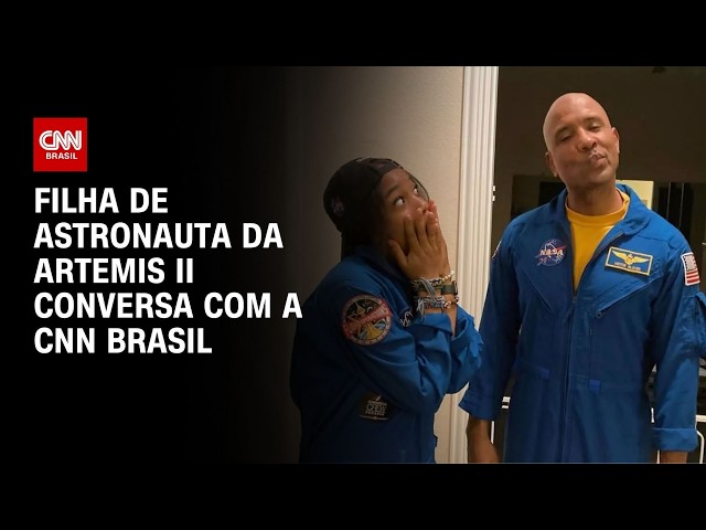 Exclusivo: Filha de astronauta da Artemis II fala sobre missão do pai à CNN | CNN PRIME TIME