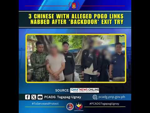 3 Chinese with alleged POGO links nabbed after 'backdoor' exit try