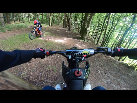 New Pitbike trails and hillclimbs stomp z3 140cc & surron