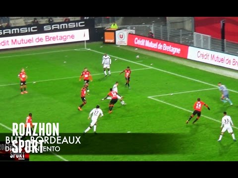 But de Diego CONTENTO - Stade Rennais - Bordeaux (SRFC - FCGB) - 14ème Journée de Ligue 1