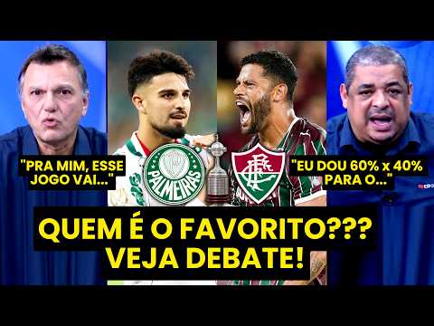 SERÁ??? “EU TE FALO! Pra mim, o PALMEIRAS contra o FLUMINENSE NÃO…” VEJA DEBATE sobre a SEMIFINAL!