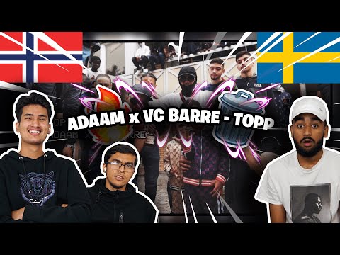 Norwegians React To (Swedish Rap) Reacting Til ADAAM x VC BARRE - TOPP (OFFICIAL VIDEO)