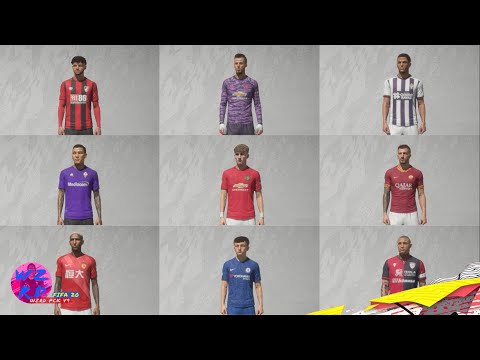 WZRD PCK V9 (FIFA 20) [ADDED 45+ FACES (+510 FACES IN TOTAL), BOOTS, KITS & TATTOOS]