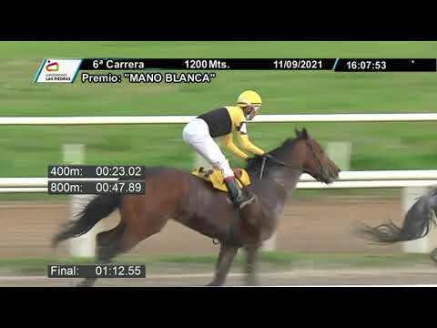 210911 c06 - MAKALU - HIPODROMO LAS PIEDRAS - PREFERENCIAL  MANO BLANCA