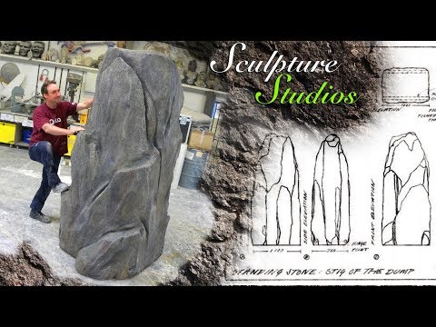 Rock / Stone Prop - Stig of the Dump Outdoor Theatre Performance by Sculpture Studios