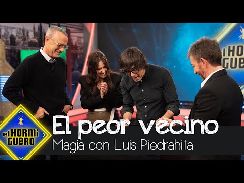 Luis Piedrahita recrea 'El peor vecino del mundo' con un truco de magia - El Hormiguero