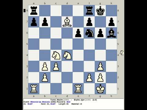Turov, Maxim vs Brylev, Igor | Moscow Chess Open 1994, Russia
