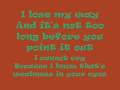 Kelly Clarkson Because of You with lyrics 