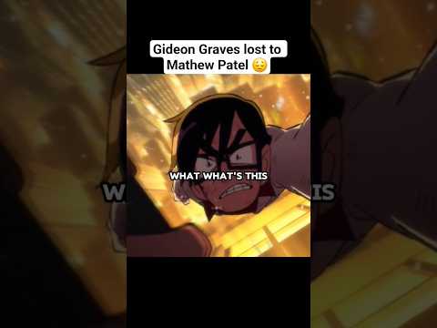 Gideon Graves lost to Mathew Patel 😔-Scott pilgrim takes off #scottpilgrimtakesoff #anime #animation
