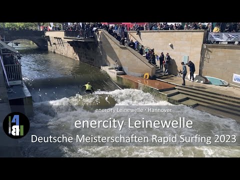 Hannover, enercity Leinewelle, Deutsche Meisterschaften Rapid Surfing 2023, Surfspot