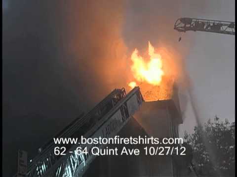Boston Fire Box 5-5138 62 64 Quint Ave Allston 5 Alarm Fire Part 6