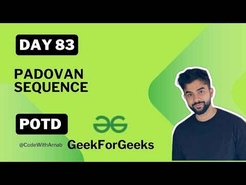 #83 Padovan Sequence    Java GeekForGeeks POTD