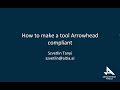 How to make a tool Arrowhead compliant
