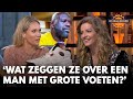 Merel over schoen Shaquille O'Neal: 'Wat zeggen ze nou altijd over mannen met grote voeten?'