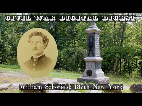 Gettysburg soldier - William Schofield, 137th New York Infantry on Culp's Hill