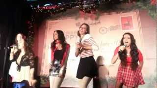 Cimorelli Sings Santa Claus is Coming to Town at Santa Monica Place 11/17/12