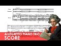 BEETHOVEN Allegretto for Piano Trio in B-flat major (WoO 39) Score