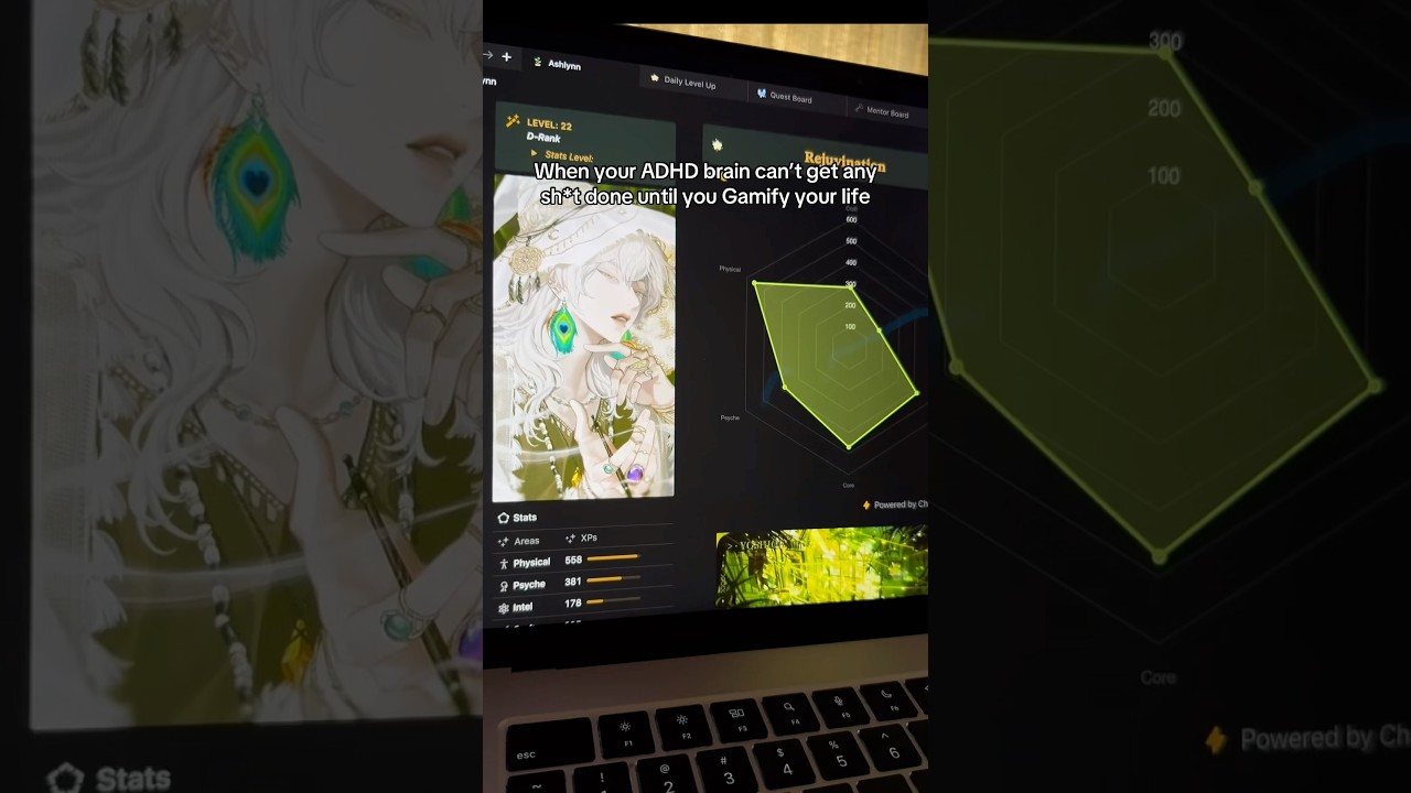 I made a gamification Notion template 🫢 #gamification #notiontemplate