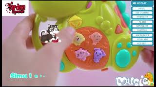 Vardem Işıklı ve Müzikli Dinozor Bebek Piyanosu