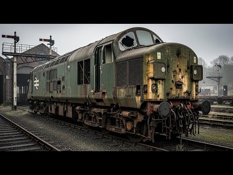 ASMR Full Restoration of a Heavy Diesel Freight Locomotive (1960s) from Abandoned New Condition