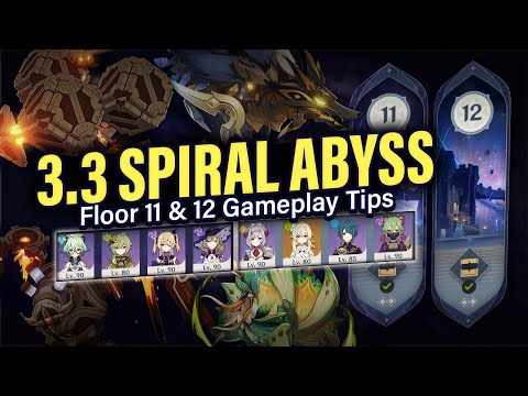 How to BEAT 3.3 SPIRAL ABYSS Floor 11 & 12: Tips, Guide w/ 4-Star Teams! | Genshin Impact 3.3