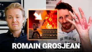 F1 Miracle: Grosjean Explains What Changed after his Fireball Crash! | Nico Rosberg | Podcast #21