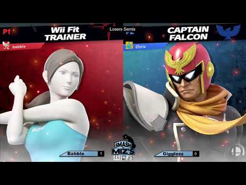 Smash @ Miz's WiFi 15 - Babble (Wii Fit Trainer) vs. Gigglezz (Captain Falcon) Losers Semis