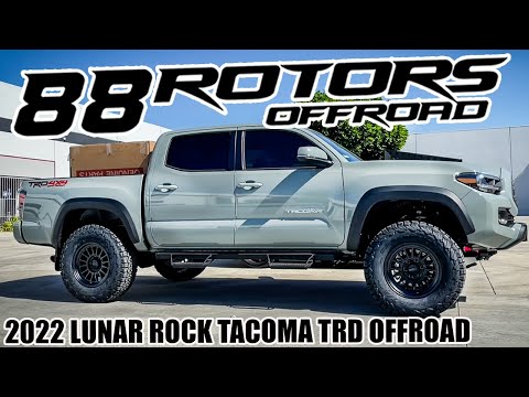 2022 TOYOTA TACOMA TRD OFFROAD 4X4 IN LUNAR ROCK BILSTEIN 6112/5160