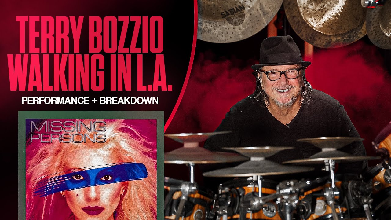 Terry Bozzio's Iconic "Walking in L.A." | Missing Persons Performance and Breakdown