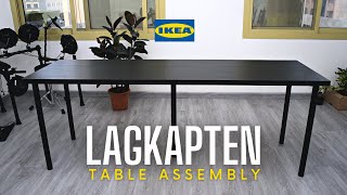 Ikea Lagkapten Table Installation  (200x60 Brown)