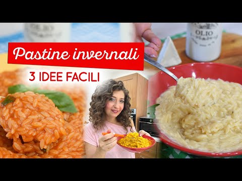 3 pastine invernali: al formaggino, al pomodoro e con la zucca!