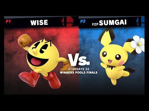 Sumgai (Pichu) vs Wise (Pac-Man) -  Winners Pools - Stargate #33