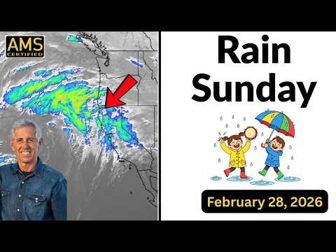 California Rain and Warmth -  Next Big Rain