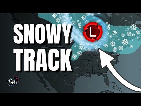 A SNOWY Storm Track Is On The Way...
