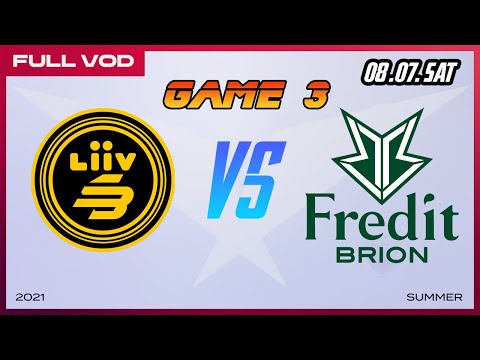 [ Full Game ] LSB vs BRO  - Game 3| LCK SUMMER 2021 - W9D3