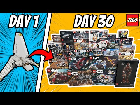 I Built a LEGO Set EVERY DAY for 30 Days...