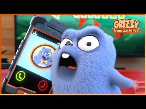 Hello Grizzy? Here Lemmings! | Grizzy & the lemmings (Clip) | 🐻🐹 Cartoon for Kids
