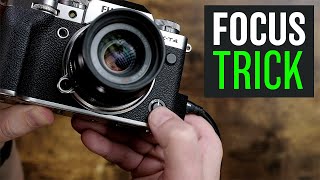 Fujifilm Focus Trick - Double Tap!