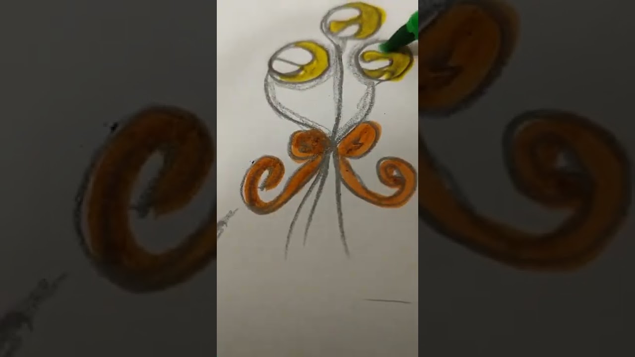 we paint a bouquet of flowers. colorful flowers. paint. coloring pages of flowers.#coloring #paint