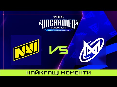 ХАЙЛАЙТИ МАТЧУ | NAVI vs Nigma Galaxy | RES Unchained: BLAST Slam V Закриті Кваліфікаціі Європи