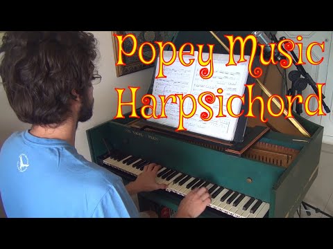 POPEY MUSIC 🦞️ The Sailor´s Hornpipe played on the harpsichord!  - Traditional 18th Century