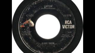 Hank Snow "Listen"