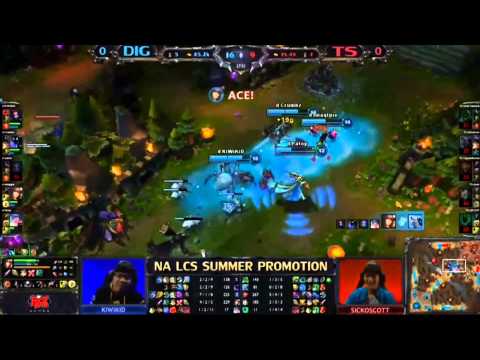 Top 5 Dignitas (DIG) plays from Summer split and promotion ||  MLG Anaheim NA LCS 2013