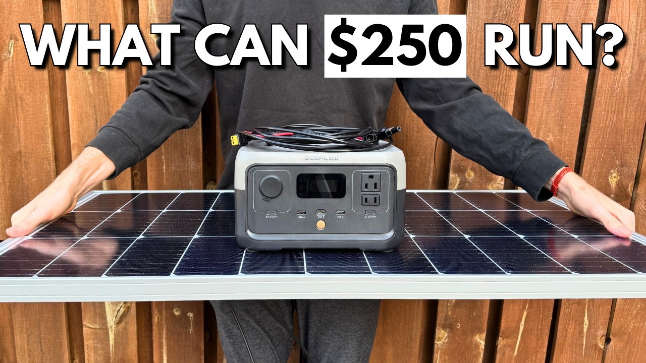 Dirt-Cheap Solar Generator Setup - What Can It Power?