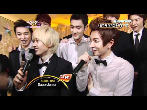 110805 suJu waiting room Music Bank