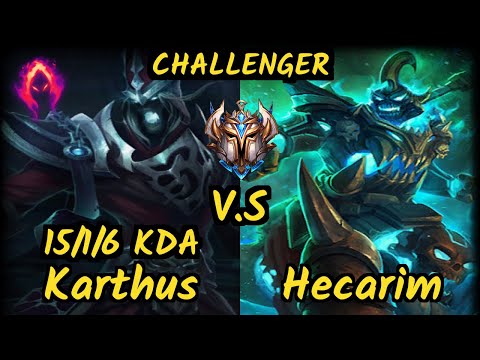 PNG Bgob (KARTHUS) vs HECARIM - 15/1/6 KDA JUNGLE CHALLENGER GAMEPLAY - BR