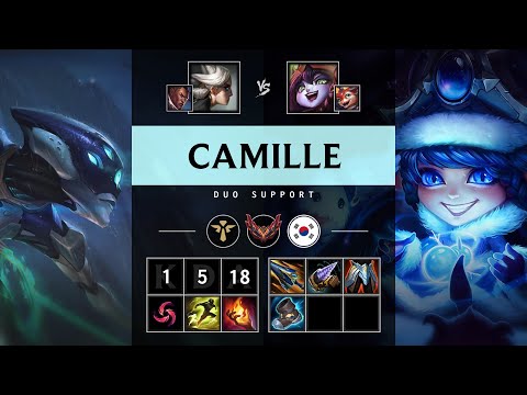 Camille Support vs Lulu - KR Grandmaster Patch 25.13