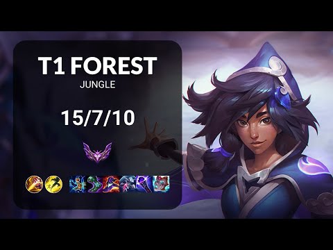 T1 Forest Taliyah vs Jarvan IV JUNGLE - KR  Patch 13.16