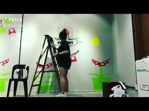 Large scaled wall art for gaming studio(Studio logo)